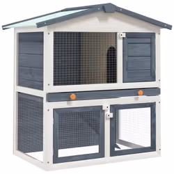 Description générale Ce clapier de qualité à 2 étages offre un espace confortable pour garder des petits animaux, en particul ...