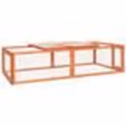 vidaXL Clapier 183x90x46,5 cm Bois de sapin massif