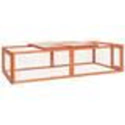 vidaXL Clapier 183x90x46,5 cm Bois de sapin massif