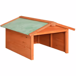 Avec ce garage de tondeuse à gazon en bois, vous pouvez protéger votre aide travailleur dans le jardin. Cette maison de tonde ...