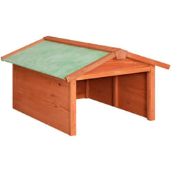 Garage de tondeuse à gazon 72x87x50 cm Bois de sapin solide Vidaxl