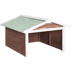 Avec ce garage de tondeuse à gazon en bois, vous pouvez protéger votre aide travailleur dans le jardin. Cette maison de tonde ...