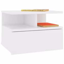 VidaXL 800405 Table de nuit et table de chevet Blanc