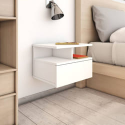 VidaXL 800406 Table de nuit et table de chevet Blanc
