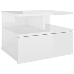 VidaXL 800417 Table de nuit et table de chevet Blanc