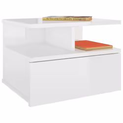 VidaXL 800417 Table de nuit et table de chevet Blanc