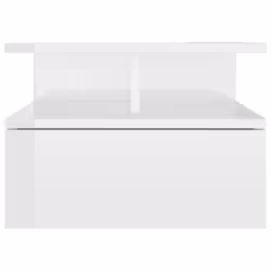 VidaXL 800418 Table de nuit et table de chevet Blanc - Vue supplémentaire 4