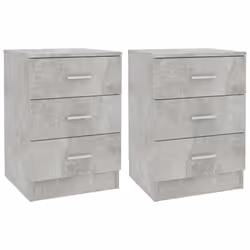VidaXL 800459, Couleur du béton, Bois, 380 mm, 350 mm, 560 mm, 2 pièce(s)