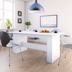 VidaXL 800468, Blanc, 1800 mm, 900 mm, 760 mm, 1 pièce(s)