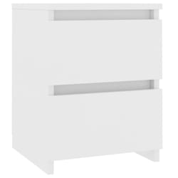 VidaXL 800513 Table de nuit et table de chevet Blanc