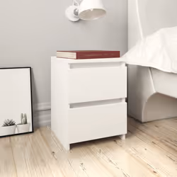 VidaXL 800513 Table de nuit et table de chevet Blanc