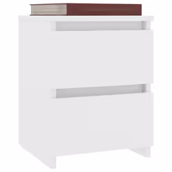 VidaXL 800513 Table de nuit et table de chevet Blanc