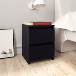 VidaXL 800515 Table de nuit et table de chevet Noir