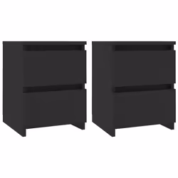 VidaXL 800516, Noir, Bois, 300 mm, 300 mm, 400 mm, 2 pièce(s)