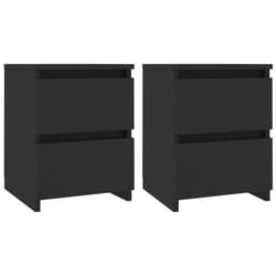 VidaXL 800516 Table de nuit et table de chevet Noir