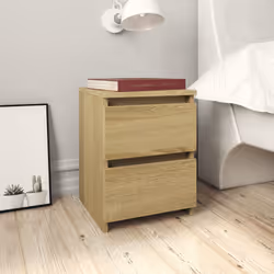 VidaXL 800520 Table de nuit et table de chevet Chêne