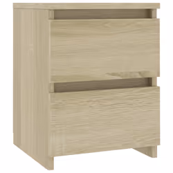 VidaXL 800520 Table de nuit et table de chevet Chêne - Vue supplémentaire 4