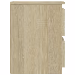 VidaXL 800520 Table de nuit et table de chevet Chêne - Vue supplémentaire 6