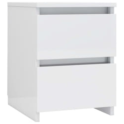 VidaXL 800525 Table de nuit et table de chevet Blanc