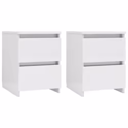 VidaXL 800526, Blanc, Bois, 300 mm, 300 mm, 400 mm, 2 pièce(s)