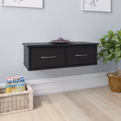 VidaXL 800586 étagères Bois Noir