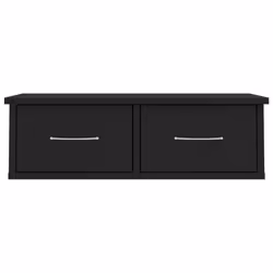 VidaXL 800586 étagères Bois Noir - Vue supplémentaire 4
