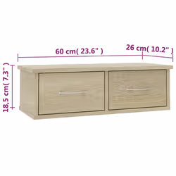VidaXL 800588 étagères Bois - Vue supplémentaire 7
