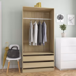Cette garde-robe compacte facilite l'accès à vos vêtements ou accessoires du quotidien. Elle fournira une solution de stockag ...