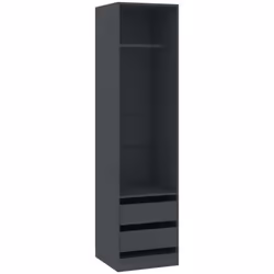 Cette garde-robe compacte facilite l'accès à vos vêtements ou accessoires du quotidien. Elle fournira une solution de stockag ...