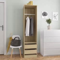 Cette garde-robe compacte facilite l'accès à vos vêtements ou accessoires du quotidien. Elle fournira une solution de stockag ...