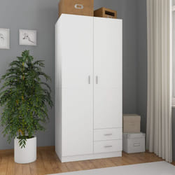 Garde-robe Blanc 80x52x180 cm Bois d'ingénierie Vidaxl