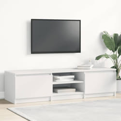 Vidaxl - Meuble tv Blanc 140x40x35,5 cm Bois d'ingénierie