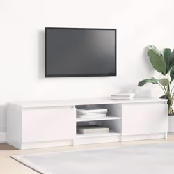 Description générale Avec un design à la fois tendance et pratique, ce meuble TV robuste deviendra certainement un point cent ...