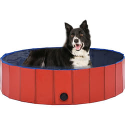 Vidaxl - Piscine pliable pour chiens Rouge 120x30 cm pvc