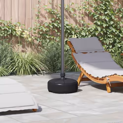 Ce socle de parasol est conçu pour être rempli d'eau ou de sable pour le ballast. Il sert de base ferme et solide pour tenir  ...