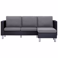 VidaXL 282287 canapé Noir, Gris
