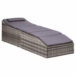 VidaXL 46540 chaise d'extérieur Linge Siège rembourré Polyuréthane, Acier Gris