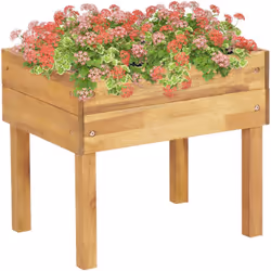 Cette jardinière en bois, avec feuille de PVC, est un choix parfait pour les jardiniers bricoleurs qui cherchent à ajouter de ...
