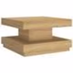 vidaXL Table basse Marron clair 60x60x35 cm MDF - TU