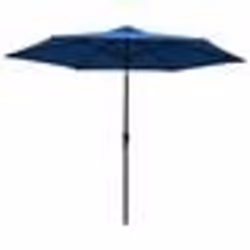 vidaXL Parasol d'extérieur avec poteau en métal 300 cm Azuré - TU