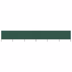 vidaXL Paravent 6 panneaux Tissu 800 x 120 cm Vert - TU