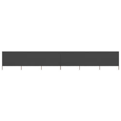 vidaXL Paravent 6 panneaux Tissu 800 x 120 cm Anthracite - TU