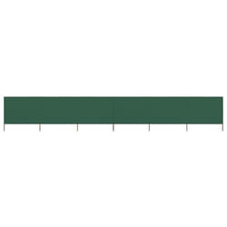 vidaXL Paravent 6 panneaux Tissu 800 x 160 cm Vert