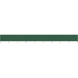 Vidaxl - Paravent 9 panneaux Tissu 1200 x 80 cm Vert
