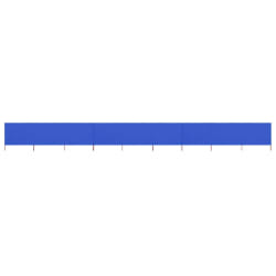 vidaXL Paravent 9 panneaux Bleu Azuré 1200x80 cm