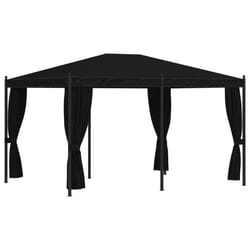 vidaXL Tonnelle avec moustiquaire 3x4 m Anthracite Acier