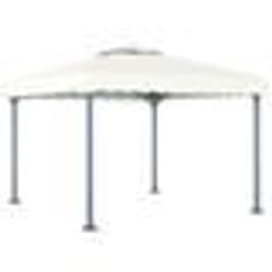 vidaXL Tonnelle 300x300 cm Crème Aluminium - TU