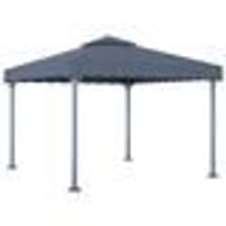 vidaXL Tonnelle 300x300 cm Anthracite Aluminium - TU