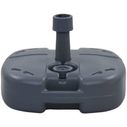 Vidaxl - Socle de parasol portable Gris Rempli de sable/eau