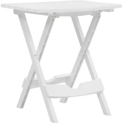 vidaXL Table pliable de jardin 45,5x38,5x50 cm Blanc - TU